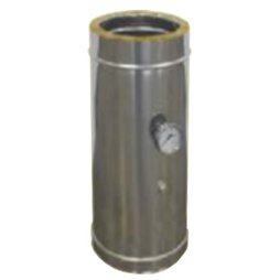 Prélèvement fumée et température double paroi isolée - Ø int/ext: 150-200