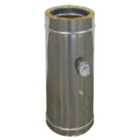 Prélèvement fumée et température double paroi isolée - Ø int/ext: 150-200