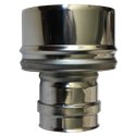 Raccord simple paroi double paroi femelle - Ø int/ext: 150-200