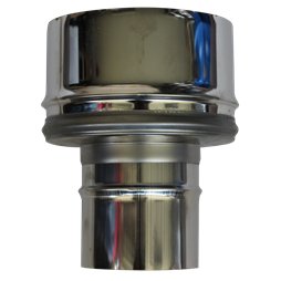 Raccord simple paroi double paroi mâle - Ø int/ext: 150-200