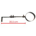Collier de fixation réglable noir - Ø 80