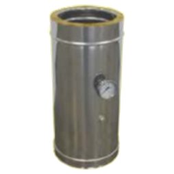 Prélèvement fumée et température double paroi isolée - Ø int/ext: 180-230