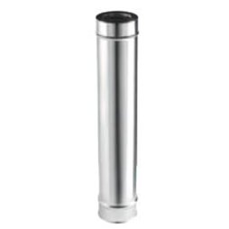 Longueur droite coaxial inox 500 mm - Øi 80 - Øe 125