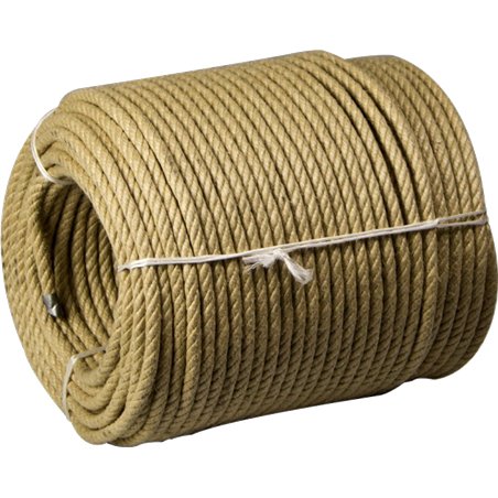 Corde de ramonage, Ø 9 mm plastique en qualité de chauvre