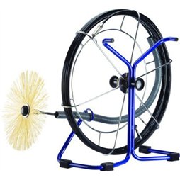 Wöhler Enrouleur L - 20 m - M10 Tige flexible Ø 9 mm - Longueur 20 m