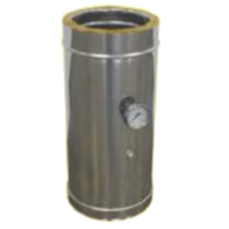 Prélèvement fumée et température double paroi isolée - Ø int/ext: 100-150