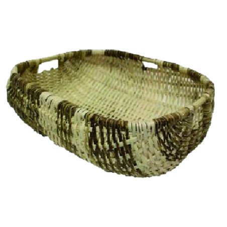 Panier à bûches en osier - 50 x 40 x 19 cm