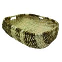 Panier à bûches en osier - 60 x 45 x 22 cm