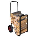 Chariot à bois avec pneus caoutchouc Chariot à bois avec pneus caoutchouc