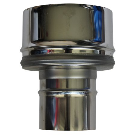 Raccord simple paroi double paroi mâle - Ø int/ext: 100-150