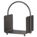 Panier à bûches anthracite