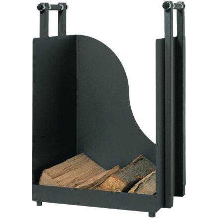 Panier à bûches anthracite