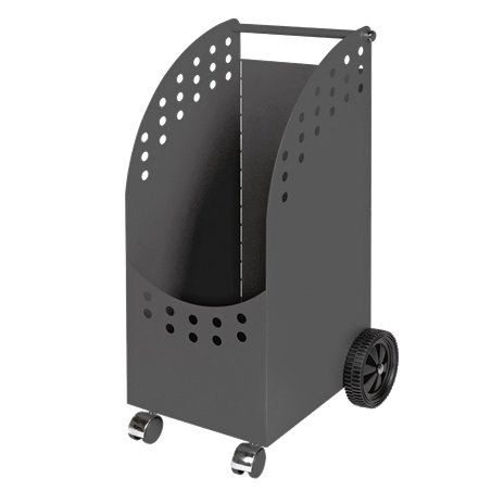 Chariot à bûches anthracite