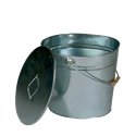 Seau à cendres galvanisé grand modèle - 24 litres Seau à cendres galvanisé grand modèle - 24 litres