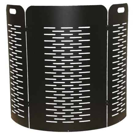 Pare-feu noir 28/57/28 cm