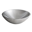 Coupe inox brossé mat, double épaisseur, résistante à la chaleur - Diamètre : 36