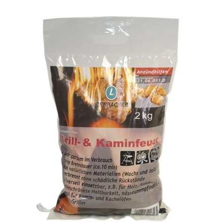 Allume-feu naturel en sac de 2 kgs