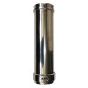 Longueur droite 500 mm double paroi isolée - Ø int/ext: 350-400 Longueur droite 500 mm double paroi isolée - Ø int/ext: 350-400