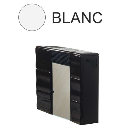 Poêle à pellets Lincar Olga 502 L Slim Céramique blanc