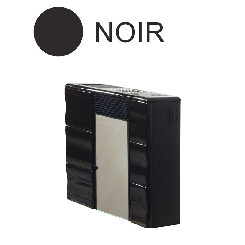 Poêle à pellets Lincar Olga 502 L Slim Céramique noir