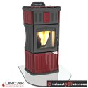 Poêle à pellets hydro Lincar Monella 940/SA Céramique rouge