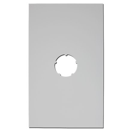 Plaque de finition plafond blanche 500x300mm Ø 200