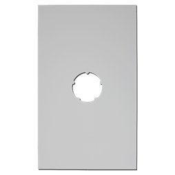Plaque de finition plafond blanche 500x300mm Ø 180