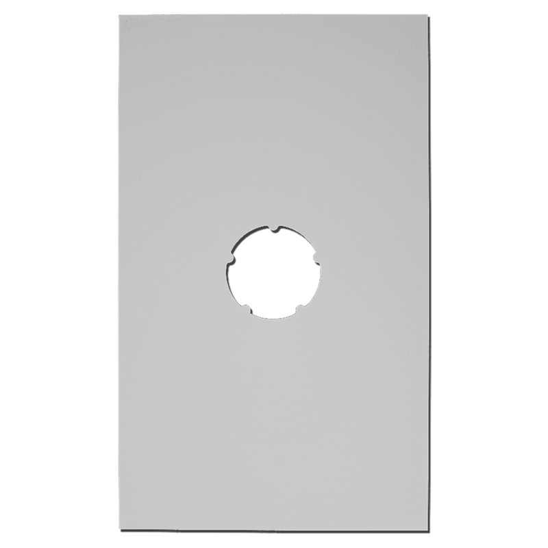 Plaque de finition plafond blanche 500x300mm Ø 180