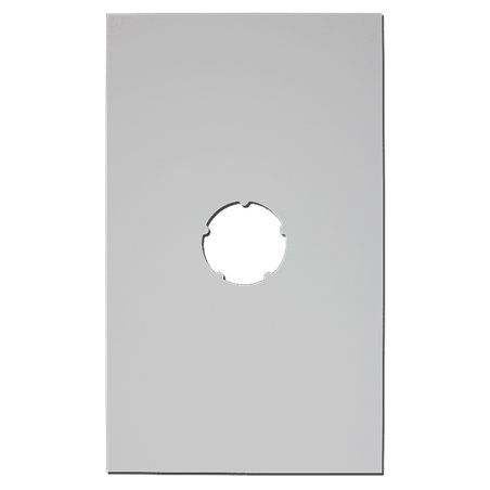 Plaque de finition plafond blanche 500x300mm Ø 180
