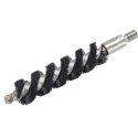 Ecouvillon cylindrique, Nylon, filetage M10, fils 100 mm, 120 mm long