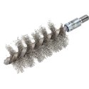 Ecouvillons rectangulaires, inox ondulé, filetage M 10, fils 100 mm, 120 long