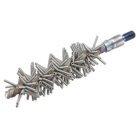 Ecouvillon cylindrique, ressort dur,  filetage M10, fils 100 mm, longueur 120m