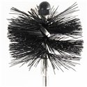 Brosse Nylon Ø 10 cm Souple, 2 couches, résisitant à 50 °C