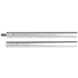 Canne de ramonage en aluminium 20 x 2,0 mm, longueur: 1 m