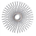 Hérisson, en acier Ø 70 cm, dur, nombre de branches: 120