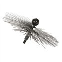 Brosse Ø 20 cm inox Moyen, 2 couches