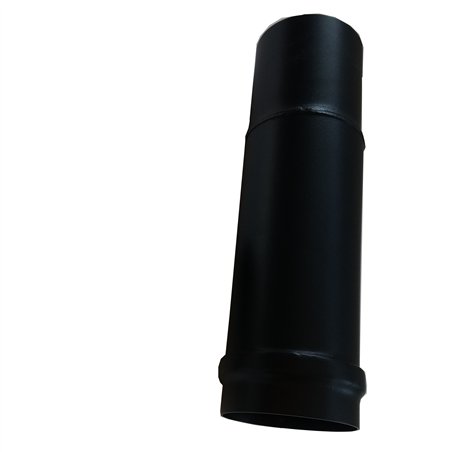 Longueur droite ajustable simple noir - Ø 80