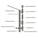 Kit création conduit isolé Ø80mm pour extérieur - 3m Kit création conduit isolé Ø80mm pour extérieur - 3m