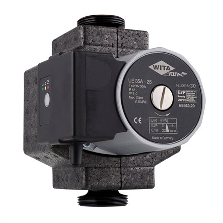 Circulateur a économie d'énergie UE 35A-25 S en fonte Entre axe: 130mm G 1