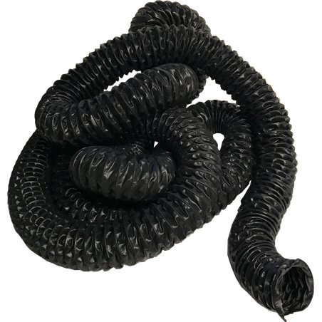 Flexible noir Ø 70 mm résistant jusqu’à 100°C - vendu au mètre