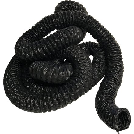 Flexible noir Ø 70 mm résistant jusqu’à 100°C - vendu au mètre