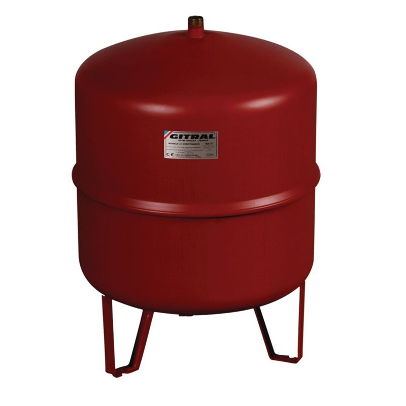 Vase d'expansion 50 L sur pied Pression maxi service 3.9 bar