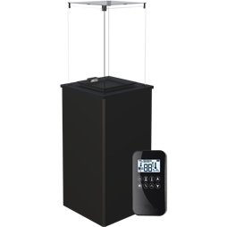 Torche de jardin à gaz Skü Värme G30 avec télécommande - Couleur acier