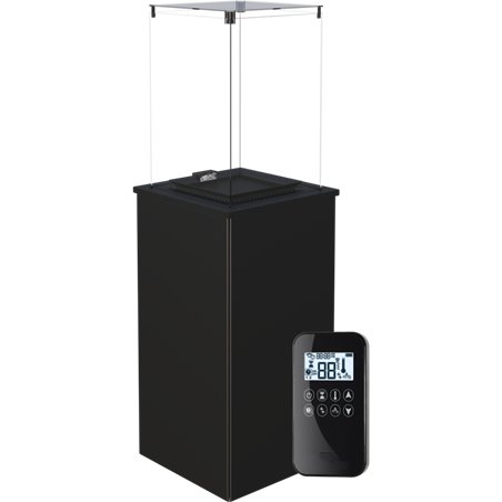Torche de jardin à gaz Skü Värme G30 avec télécommande - Couleur acier