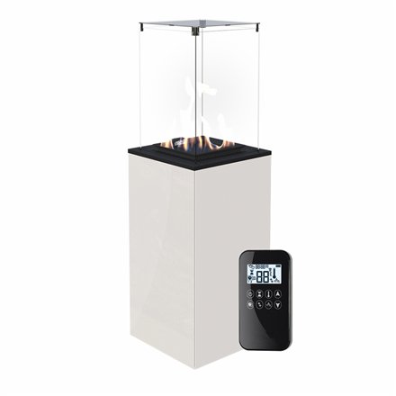 Torche de jardin à gaz Skü Värme G30 Mini avec télécommande - Couleur blanche