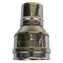 Réduction simple paroi inox - Ø 100 F - 160 M