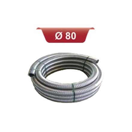 Rouleau de tubage double peau - Ø 80 Longueur 20m
