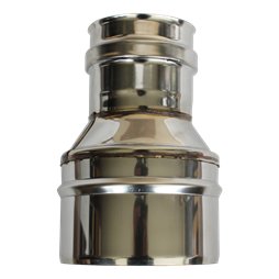 Réduction simple paroi inox - Ø 100 F - 140 M