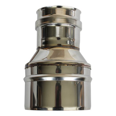 Réduction simple paroi inox - Ø 100 F - 140 M