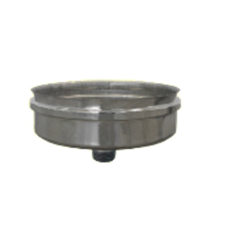 Bouchon de condensation simple paroi inox femelle  - Ø 100